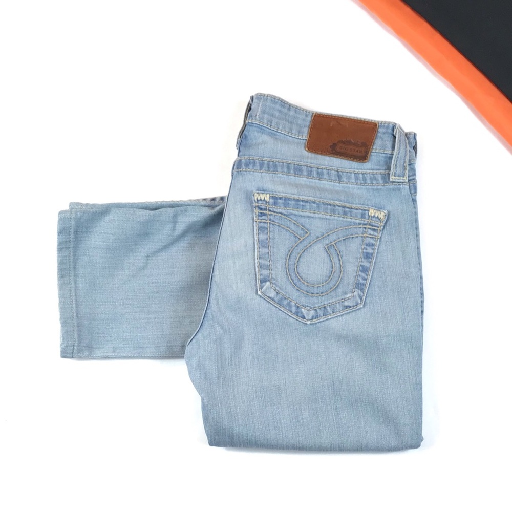 Big Star Kate Straight Jeans Size 26 Light Wash